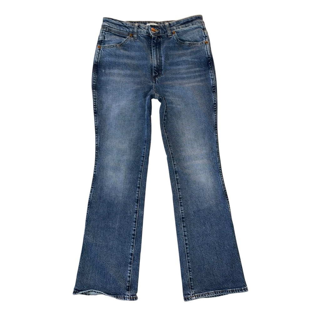 Wrangler Westward High Rise Bootcut Jeans Blue Denim 29 10WIHRBFN Y5 - Picture 4 of 12